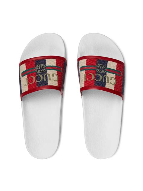 Gucci logo Sylvie slide sandal 